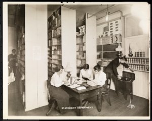 Women Working in the Stationery Department of the Mantle Lamp Co. of America, New York